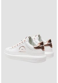 Karl Lagerfeld - KARL LAGERFELD Białe damskie sneakersy skórzane KAPRI Maison, Rozmiar 40. Okazja: na co dzień. Kolor: biały. Materiał: skóra #2