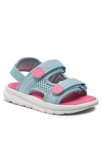 Puma Sandały Puma Evolve Sandal PS 389147 09 Turkusowy. Kolor: turkusowy. Materiał: materiał