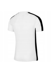 Nike - Męska Koszulka Academy DriFIT. Kolor: biały. Sport: turystyka piesza