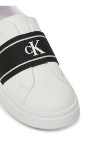 Calvin Klein Jeans Sneakersy V3X9-82087-1355X002 Biały. Kolor: biały. Materiał: skóra