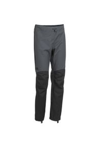 FORCLAZ - Spodnie wierzchnie trekkingowe męskie Forclaz MT500 wodoodporne. Kolor: czarny, wielokolorowy, szary. Materiał: materiał, tkanina
