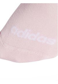 Adidas - adidas Zestaw 3 par niskich skarpet damskich T Lin Low 3P JG3699 Czarny. Kolor: czarny. Materiał: bawełna, materiał