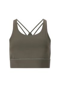 Biustonosz dla kobiet Athlecia Lavigne. Kolor: szary. Sport: fitness