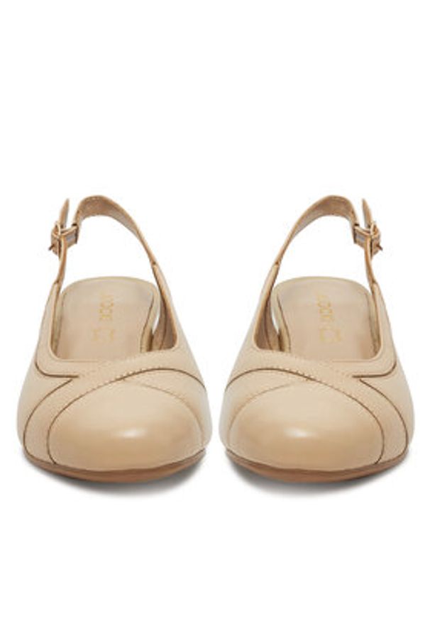 Lasocki Czółenka RST-FLEX-49 Beżowy. Kolor: beżowy. Materiał: skóra