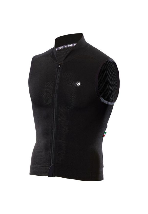 SIXS - Koszulka bez rękawów Sixs Clima 2. Kolor: czarny. Długość rękawa: bez rękawów. Sport: kolarstwo