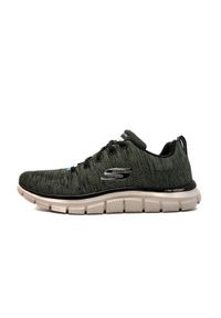skechers - Buty Sportowe Skechers Track - Przedni Biegacz Dorosłych. Kolor: zielony. Materiał: syntetyk. Model: Skechers Sport