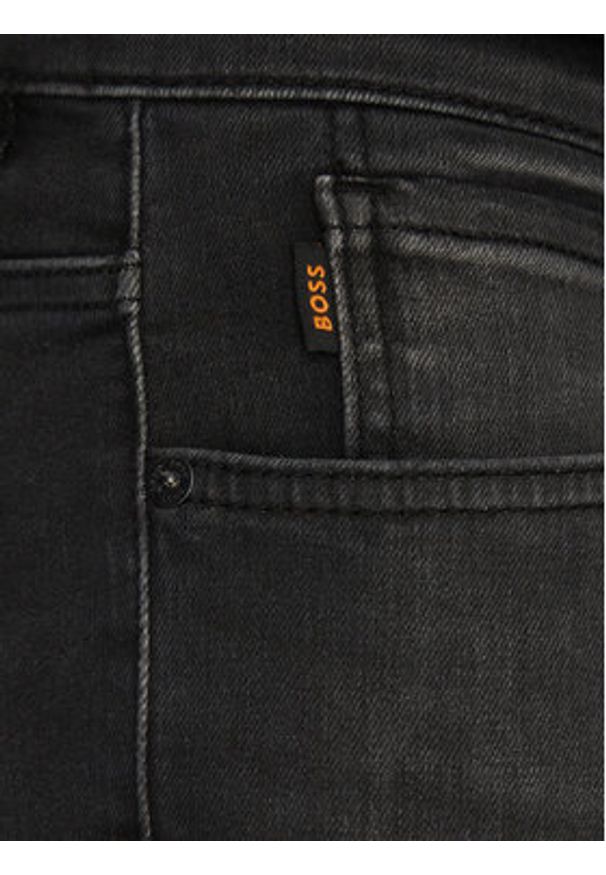 BOSS Jeansy Re Maine 50534691 Czarny Regular Fit. Kolor: czarny
