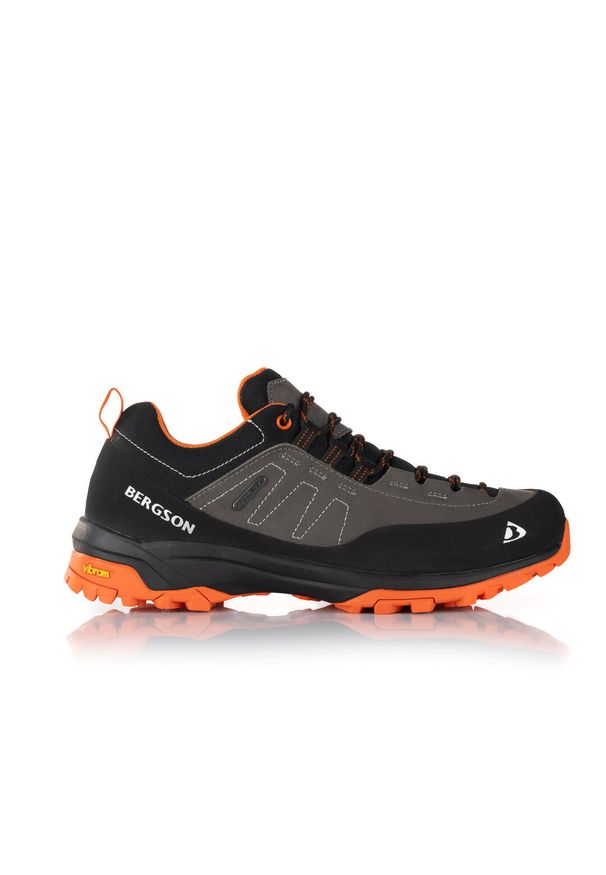 Bergson - Buty trekkingowe męskie KIBO LOW 1 STX. Kolor: niebieski, szary, wielokolorowy. Sport: turystyka piesza, wspinaczka