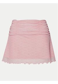 Juicy Couture Spódnica mini JCWGS23327 Różowy Slim Fit. Kolor: różowy. Materiał: syntetyk #4