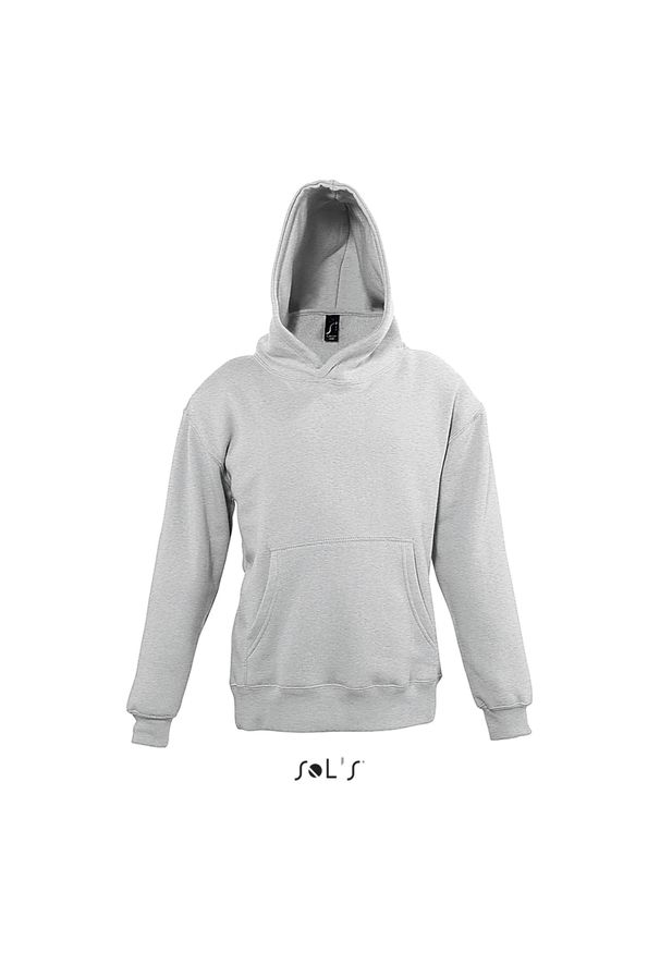 SOL'S - Bluza z kapturem dla dzieci Sol's Slam. Typ kołnierza: kaptur. Kolor: szary