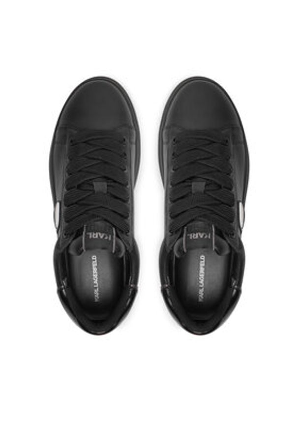 Karl Lagerfeld - KARL LAGERFELD Sneakersy KL57530 Czarny. Kolor: czarny. Materiał: skóra