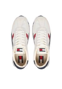 Tommy Jeans Sneakersy Retro Runner Archive Open Mesh EM0EM01715 Biały. Kolor: biały. Materiał: zamsz, skóra #6