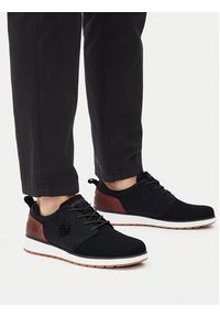 Bugatti Półbuty 331-AFB01-6900-1000 Czarny. Kolor: czarny. Materiał: materiał #6