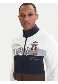 Aeronautica Militare Bluza 261FE2095UF00674 Biały Regular Fit. Kolor: biały. Materiał: bawełna #2