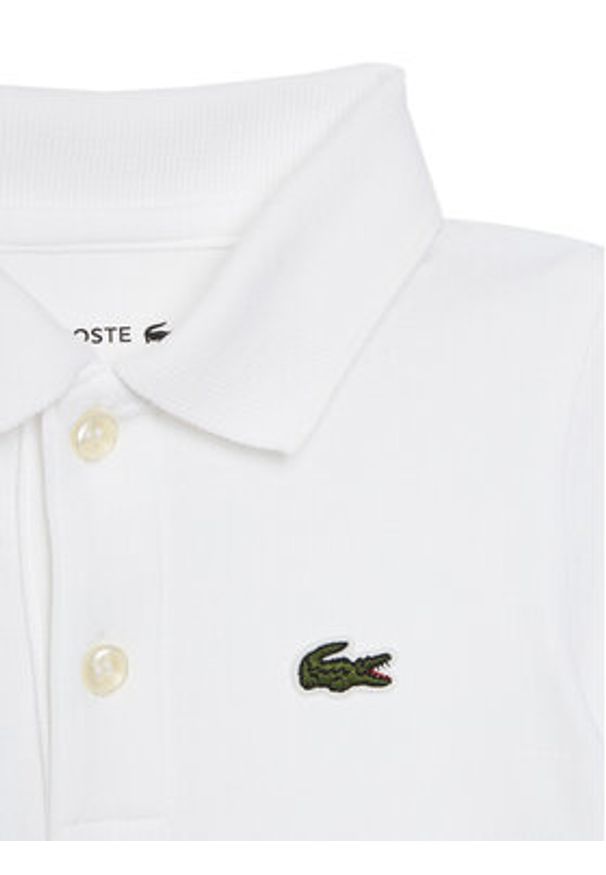 Lacoste Body dziecięce 4J8412 Biały. Kolor: biały. Materiał: bawełna