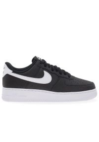 Buty męskie Nike Air Force 1 '07 CT2302-002 - czarne. Zapięcie: sznurówki. Kolor: czarny. Materiał: skóra. Szerokość cholewki: normalna. Model: Nike Air Force