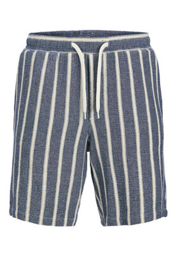 Jack & Jones - Jack&Jones Szorty materiałowe Jaiden 12274413 Niebieski Relaxed Fit. Kolor: niebieski. Materiał: bawełna