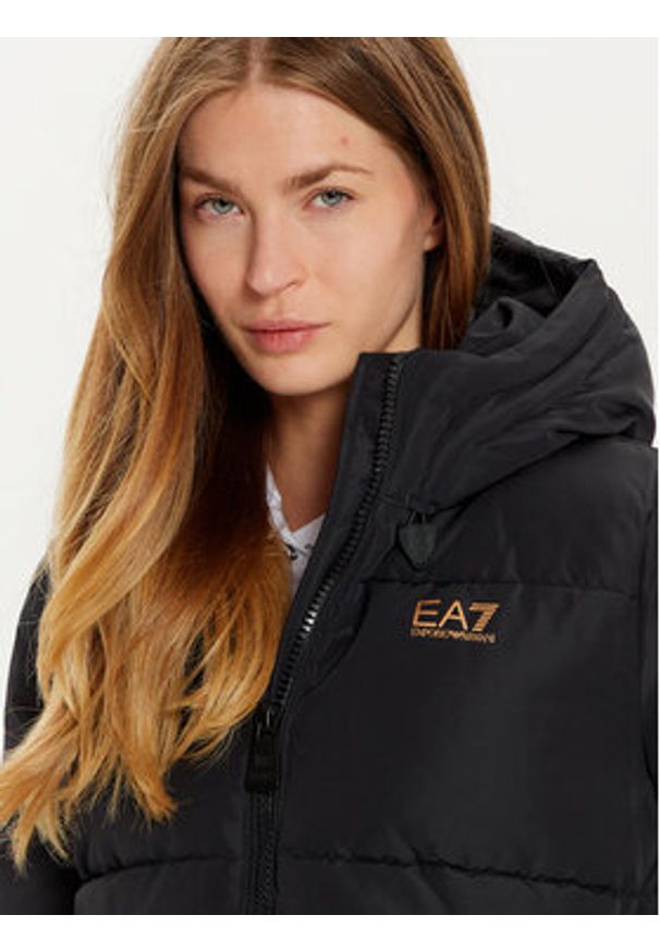 EA7 Emporio Armani Kurtka zimowa 6DTK03 TN8AZ 0210 Czarny Regular Fit. Kolor: czarny. Materiał: syntetyk. Sezon: zima