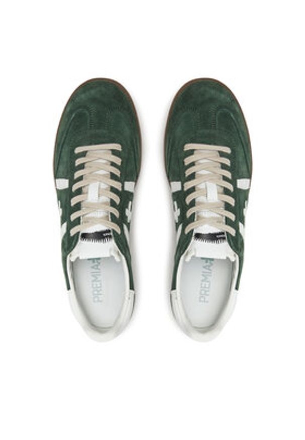 Premiata Sneakersy Bonnie 6902 Zielony. Kolor: zielony. Materiał: zamsz, skóra