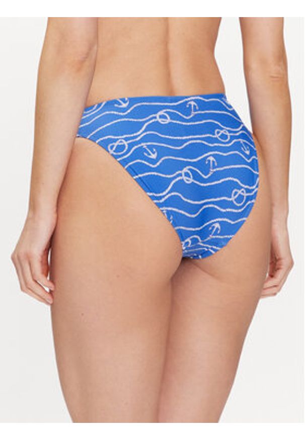 Seafolly Dół od bikini Set Sail 40726 Niebieski. Kolor: niebieski. Materiał: syntetyk