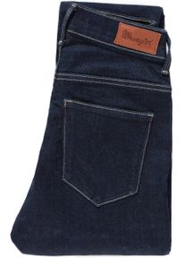 Wrangler - WRANGLER HIGH RISE SKINNY RINSEWASH W27HLU023. Stan: podwyższony #4