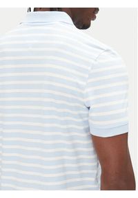 Tommy Jeans Polo DM0DM20676 Błękitny Slim Fit. Typ kołnierza: polo. Kolor: niebieski. Materiał: bawełna #3