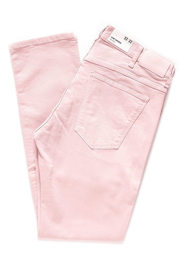 Wrangler - WRANGLER SPODNIE MĘSKIE LARSTON CHALK PINK W18SSH26C 112127633
