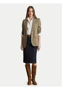 Lauren Ralph Lauren - LAUREN RALPH LAUREN Spódnica ołówkowa 200P14644001 Niebieski Regular Fit. Kolor: niebieski. Materiał: bawełna #2