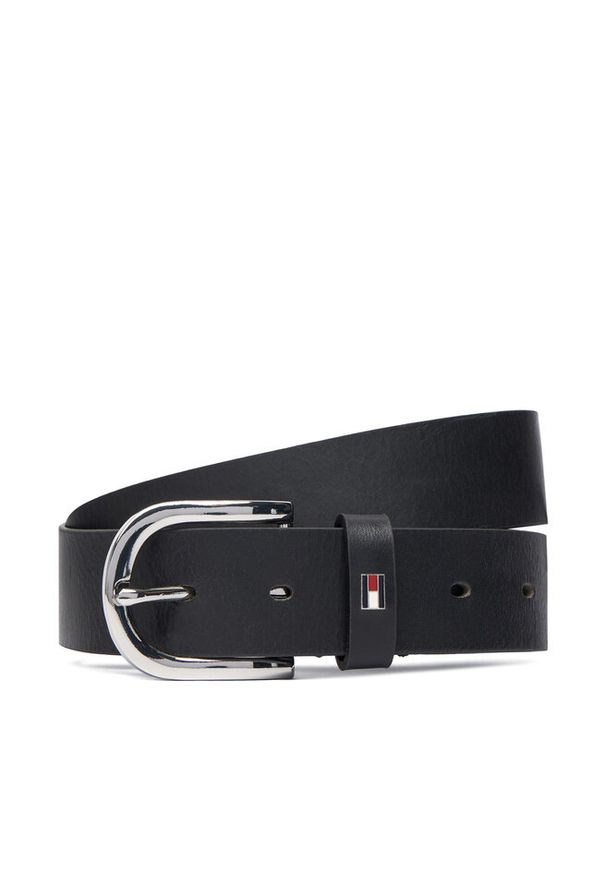 TOMMY HILFIGER - Pasek Damski Tommy Hilfiger. Kolor: czarny