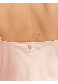 Guess Sukienka wieczorowa W5GT10 WF1T2 Koralowy Slim Fit. Kolor: pomarańczowy. Materiał: syntetyk. Styl: wizytowy #5