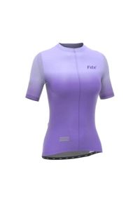 Koszulka rowerowa damska, FDX Duo, Oddychająca. Kolor: fioletowy. Materiał: mesh, materiał. Długość rękawa: krótki rękaw