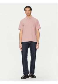 Just Cavalli Polo 78OAGT01 Różowy Regular Fit. Typ kołnierza: polo. Kolor: różowy. Materiał: bawełna