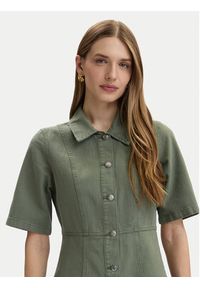 Vero Moda Sukienka jeansowa Daisy 10346217 Zielony Standard Fit. Kolor: zielony. Materiał: bawełna #5