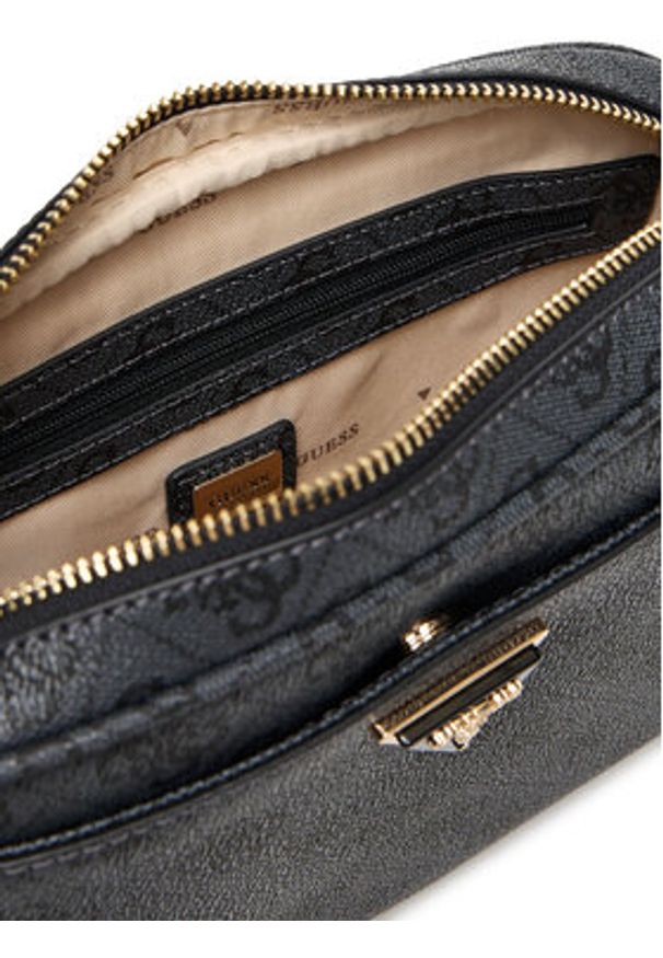 Guess Torebka Meridian II HWSG69 74140 Szary. Kolor: szary. Materiał: skórzane