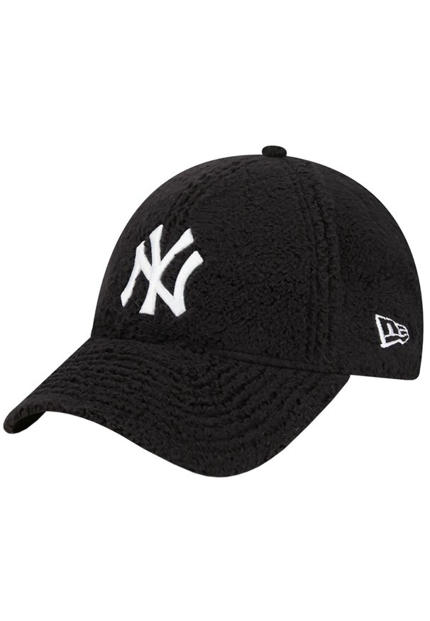 New Era - Czapka z daszkiem damska Teddy 9FORTY New York Yankees Cap. Kolor: czarny. Materiał: poliester