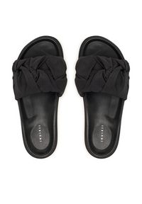 Inuikii Klapki Fjord Flower 1004.003.0122 Czarny. Kolor: czarny. Materiał: materiał #2