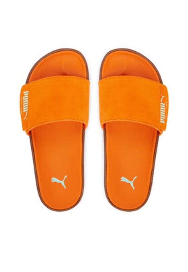 Puma Klapki Leadcat 2.0 Palermo Foil 399041 11 Brązowy. Kolor: brązowy. Materiał: zamsz, skóra