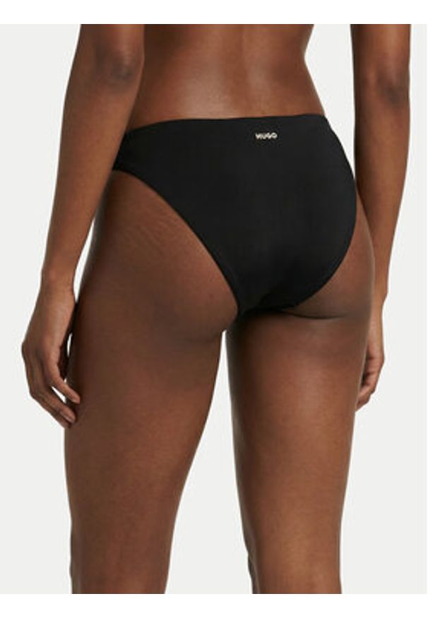 Hugo - HUGO Dół od bikini 50555662 Czarny. Kolor: czarny. Materiał: syntetyk