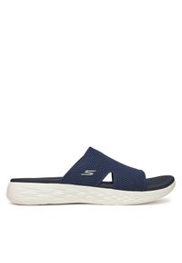 skechers - Skechers Klapki On-The-Go 600-Oceanside 140003/NVY Granatowy. Kolor: niebieski. Materiał: materiał