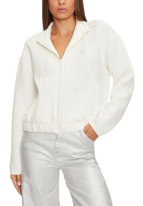 Guess - GUESS Beżowa bluza damska Cecilia, Rozmiar XS. Kolor: beżowy