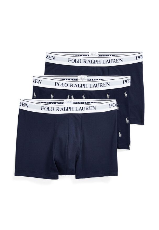 Polo Ralph Lauren Komplet 3 par bokserek 714830299058 Granatowy. Kolor: niebieski. Materiał: bawełna