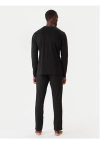 Jack & Jones Piżama Clyde 12286555 Czarny Loose Fit. Kolor: czarny. Materiał: bawełna #7