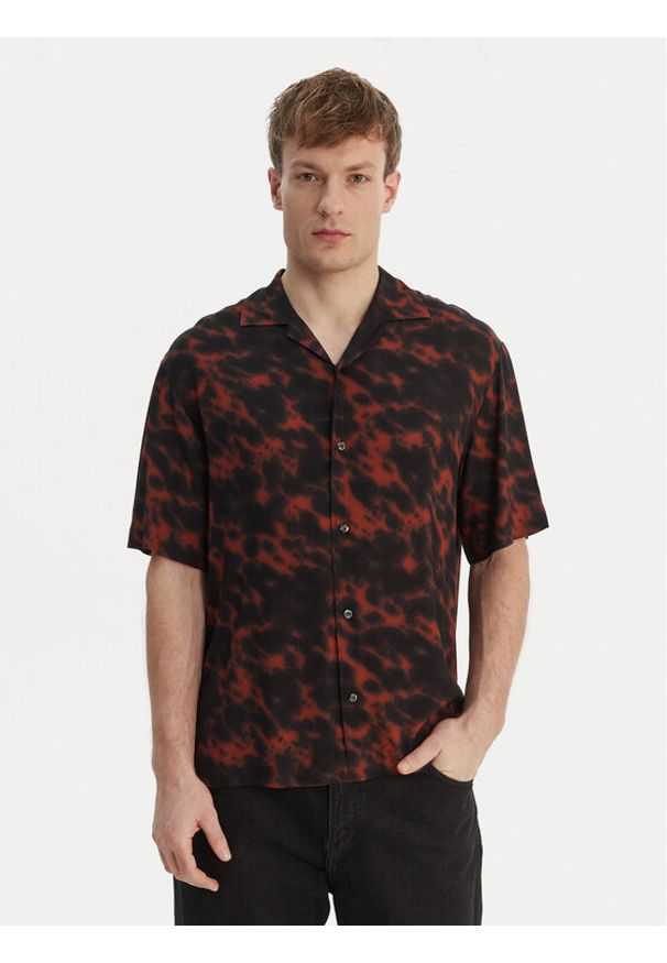 Hugo - HUGO Koszula Espino 50560596 Kolorowy Relaxed Fit. Materiał: wiskoza. Wzór: kolorowy