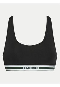 Lacoste Biustonosz top IF8179 Czarny. Kolor: czarny. Materiał: bawełna