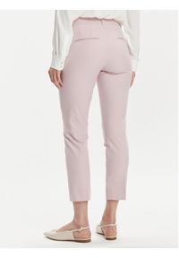 Marella Chinosy Turku 2413131041 Różowy Slim Fit. Kolor: różowy. Materiał: syntetyk