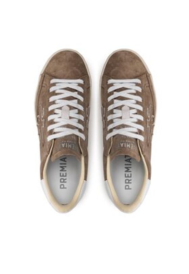 Premiata Sneakersy Steven 6221 Brązowy. Kolor: brązowy. Materiał: skóra, zamsz