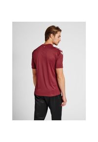 Koszulka piłkarska z krótkim rękawem męska Hummel Core XK Poly Jersey S/S. Kolor: czerwony, brązowy, wielokolorowy. Materiał: jersey. Długość rękawa: krótki rękaw. Długość: krótkie. Sport: piłka nożna #2