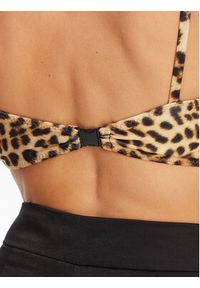 NORMA KAMALI Góra od bikini KK324YPL325656 Brązowy. Kolor: brązowy. Materiał: syntetyk #3