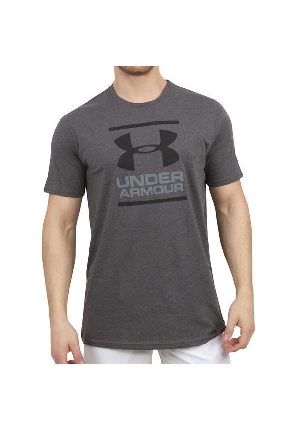 Under Armour - Koszulka fitness męska UNDER ARMOUR GL Foundation z krótkim rękawem. Kolor: szary, wielokolorowy, czarny. Materiał: poliester, bawełna. Długość rękawa: krótki rękaw. Długość: krótkie. Sport: fitness