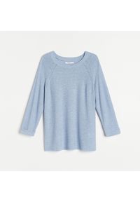 Reserved - Sweter z raglanowymi rękawami - Niebieski. Kolor: niebieski. Długość rękawa: raglanowy rękaw #1